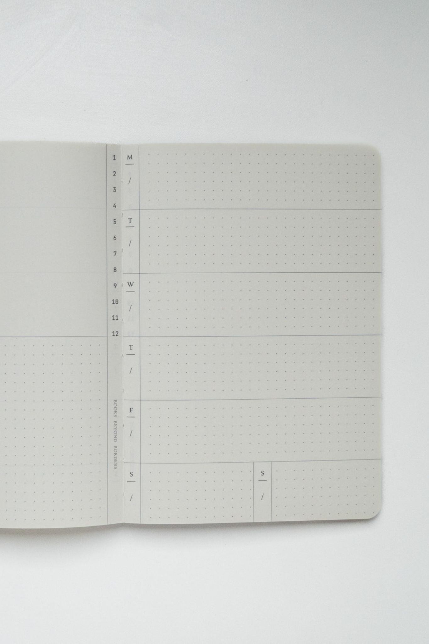A5 Notebook Refill - Undated Weekly Planner