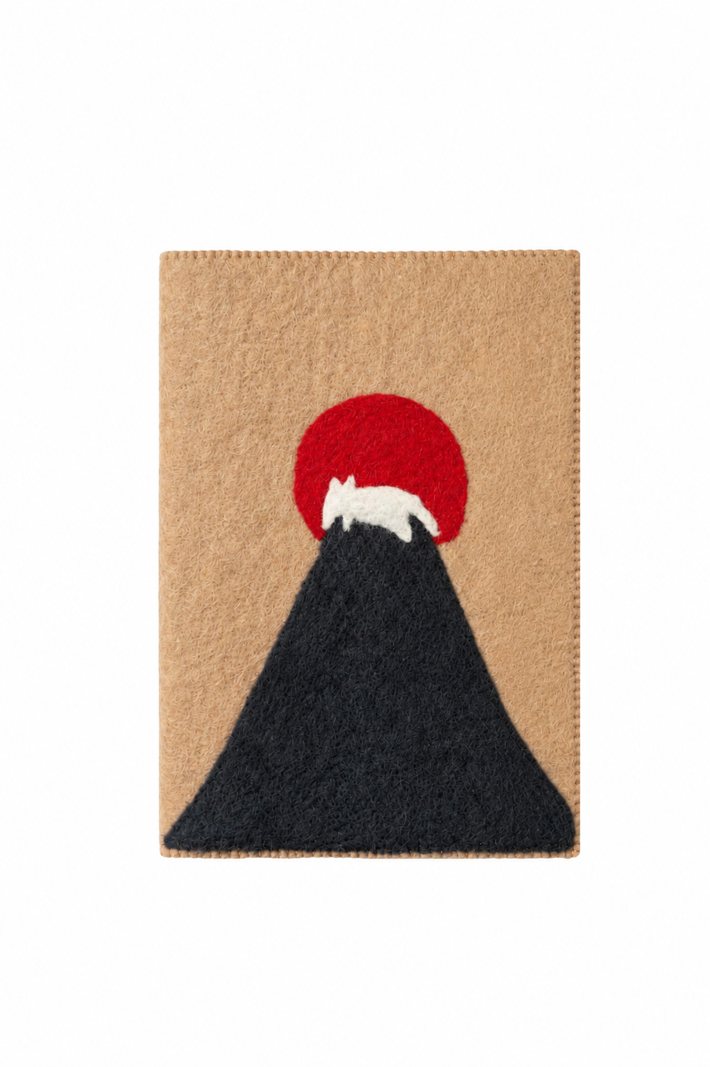 Fuji Cat - A5 Wool Journal