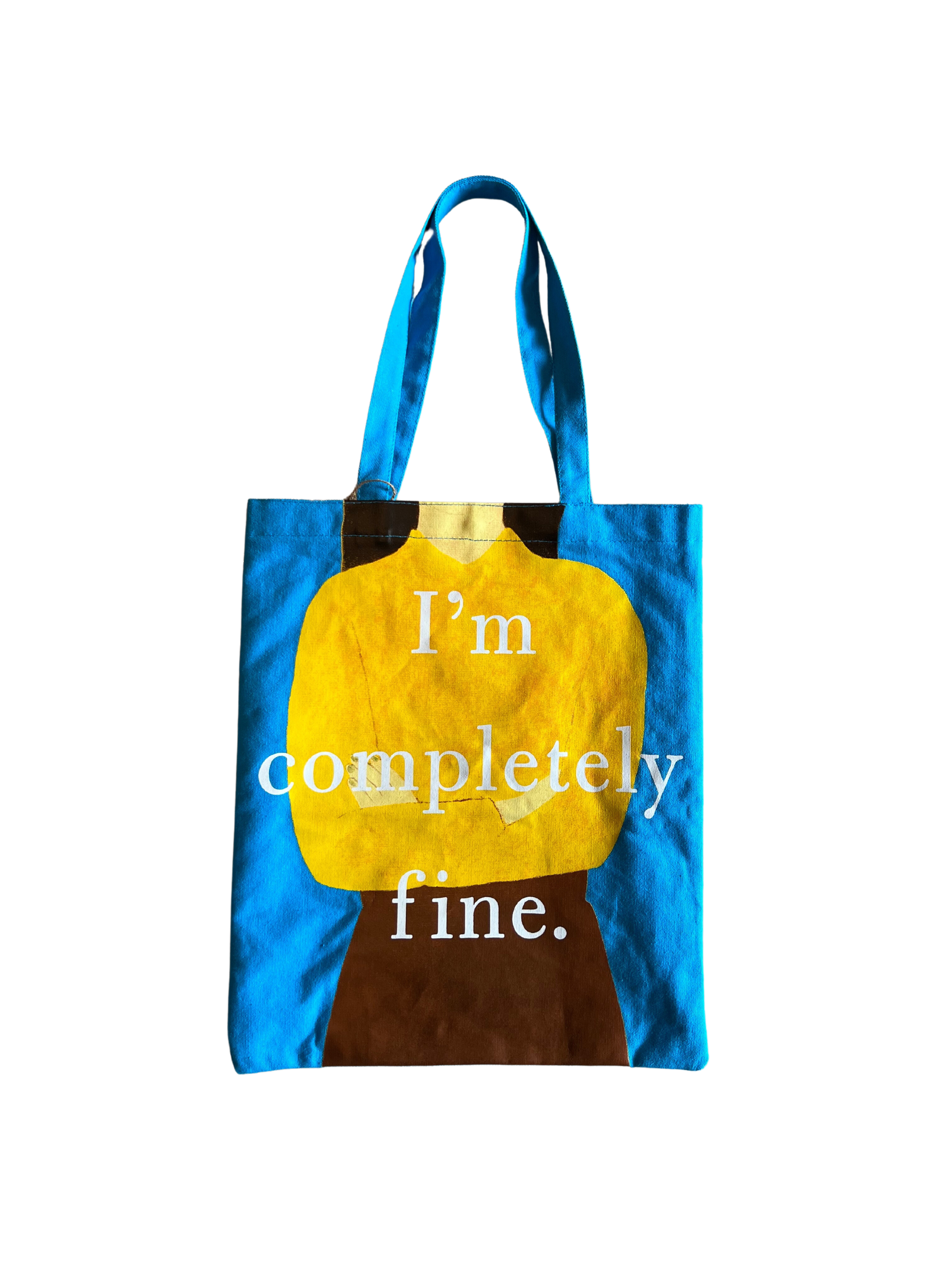 I'm Completely Fine Literary Tote