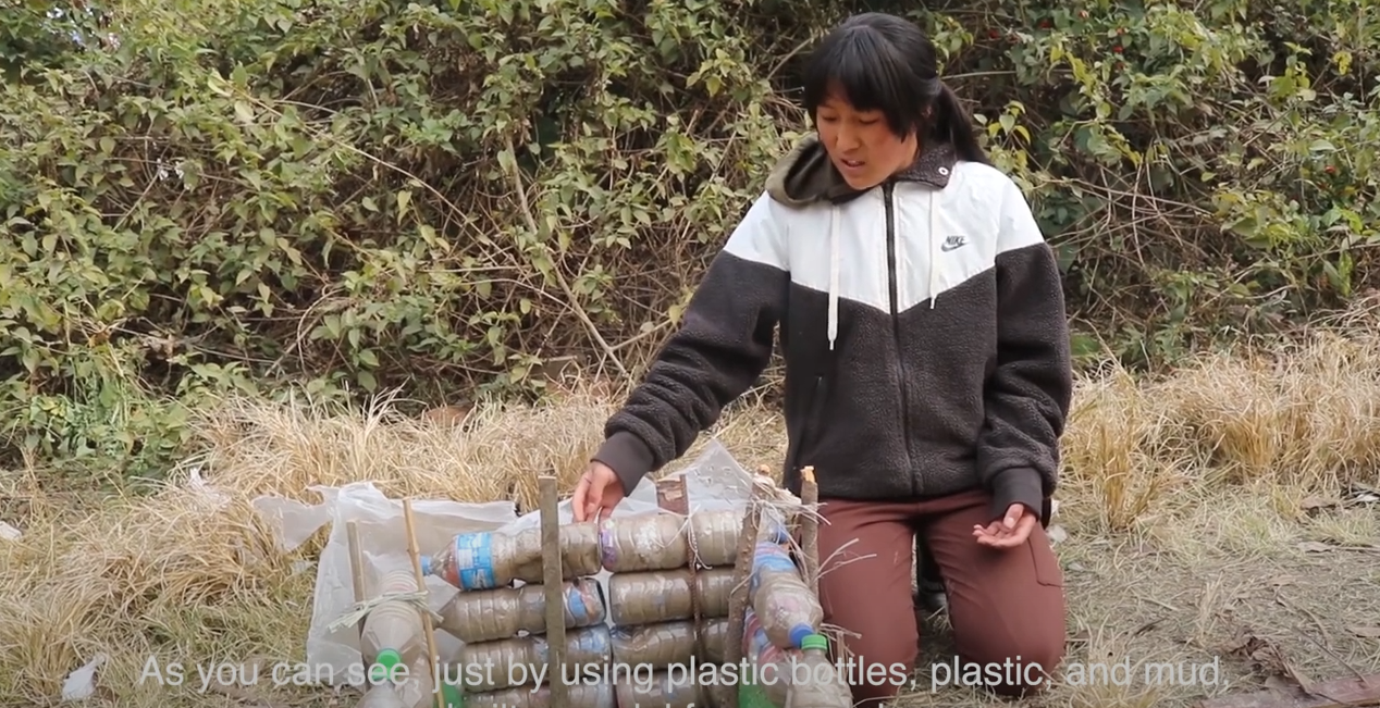 1. "Eco-friendly Reuse Bottle Greenhouse" by Crystal Mountain School
