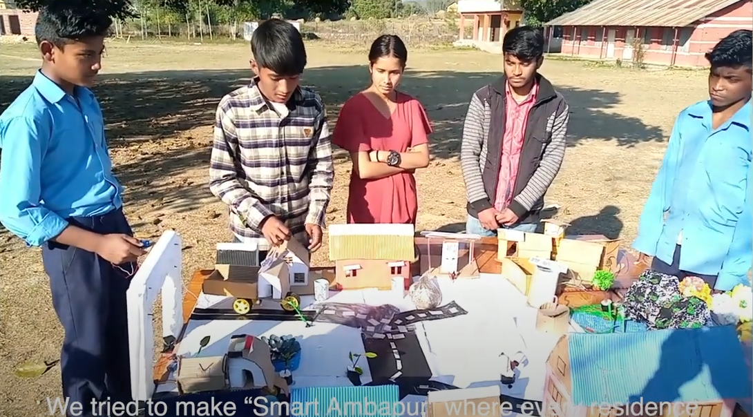 7. "Smart Ambapur" by Shree Ambeswori School