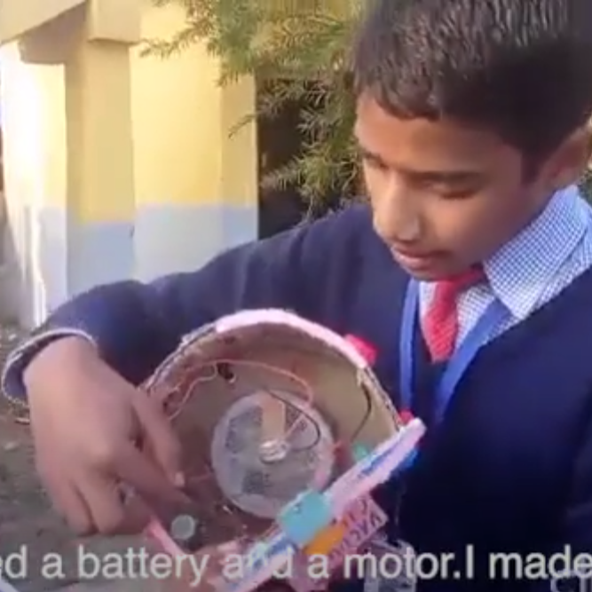 3. "Vacuum Cleaner & Earthquake Detector" by Janakalyan Secondary School