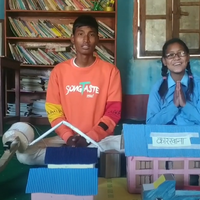 6. "Waste Recycle Machine" by Shree Ambeswori School