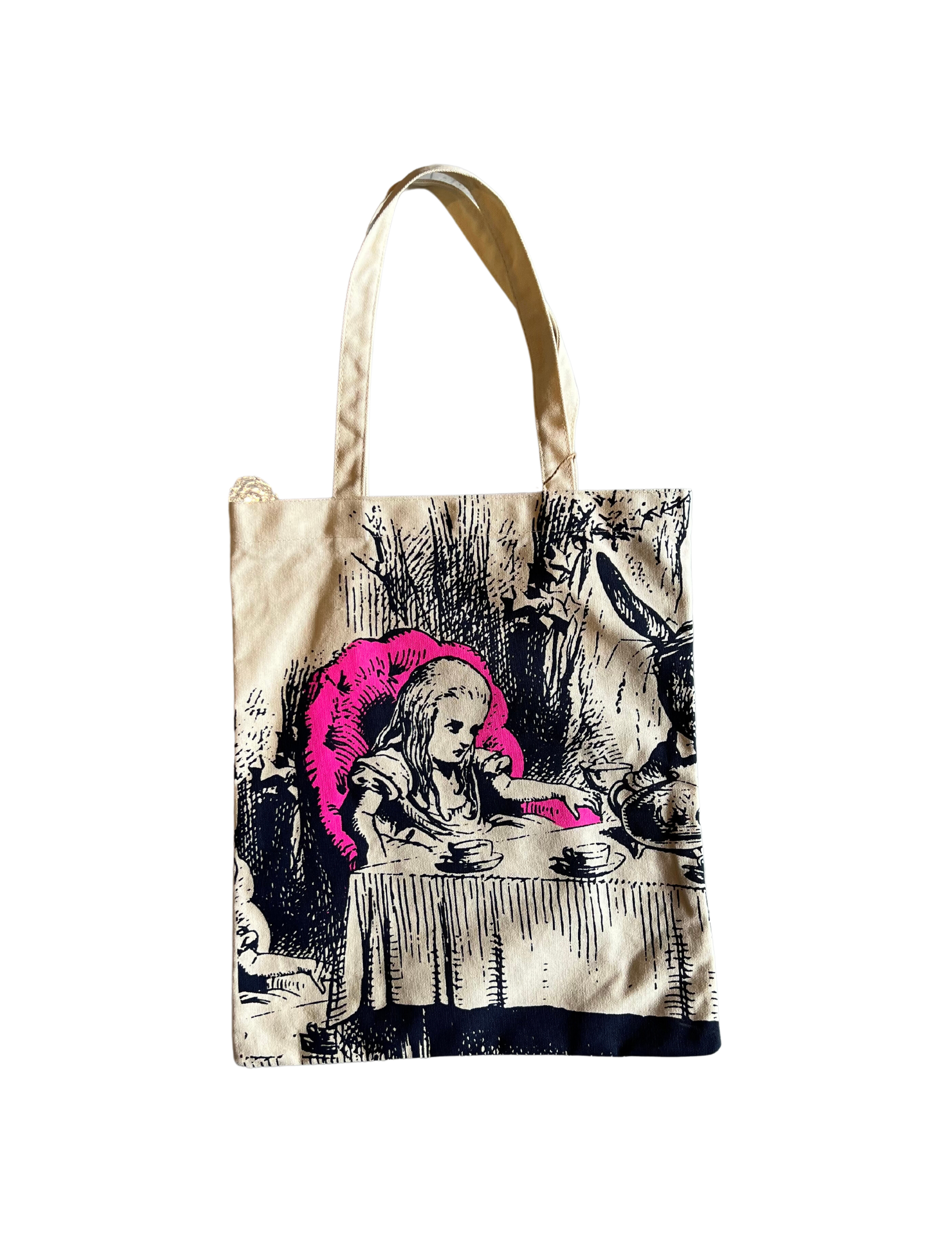 Alice in Wonderland Literary Tote