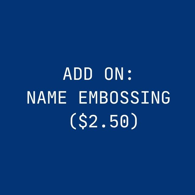 Name Embossing Add-on