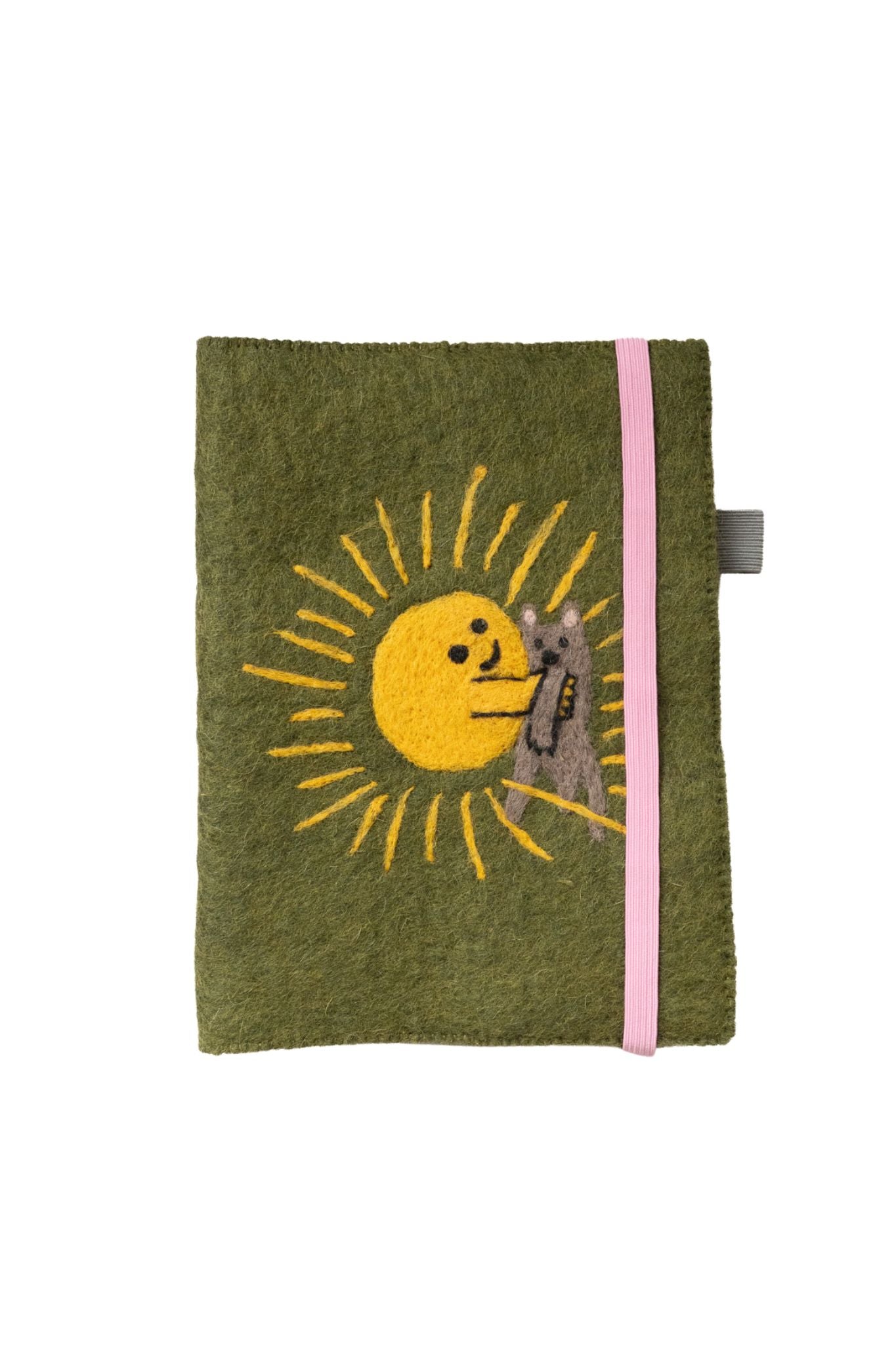 Sunny Cat - A5 Wool Journal