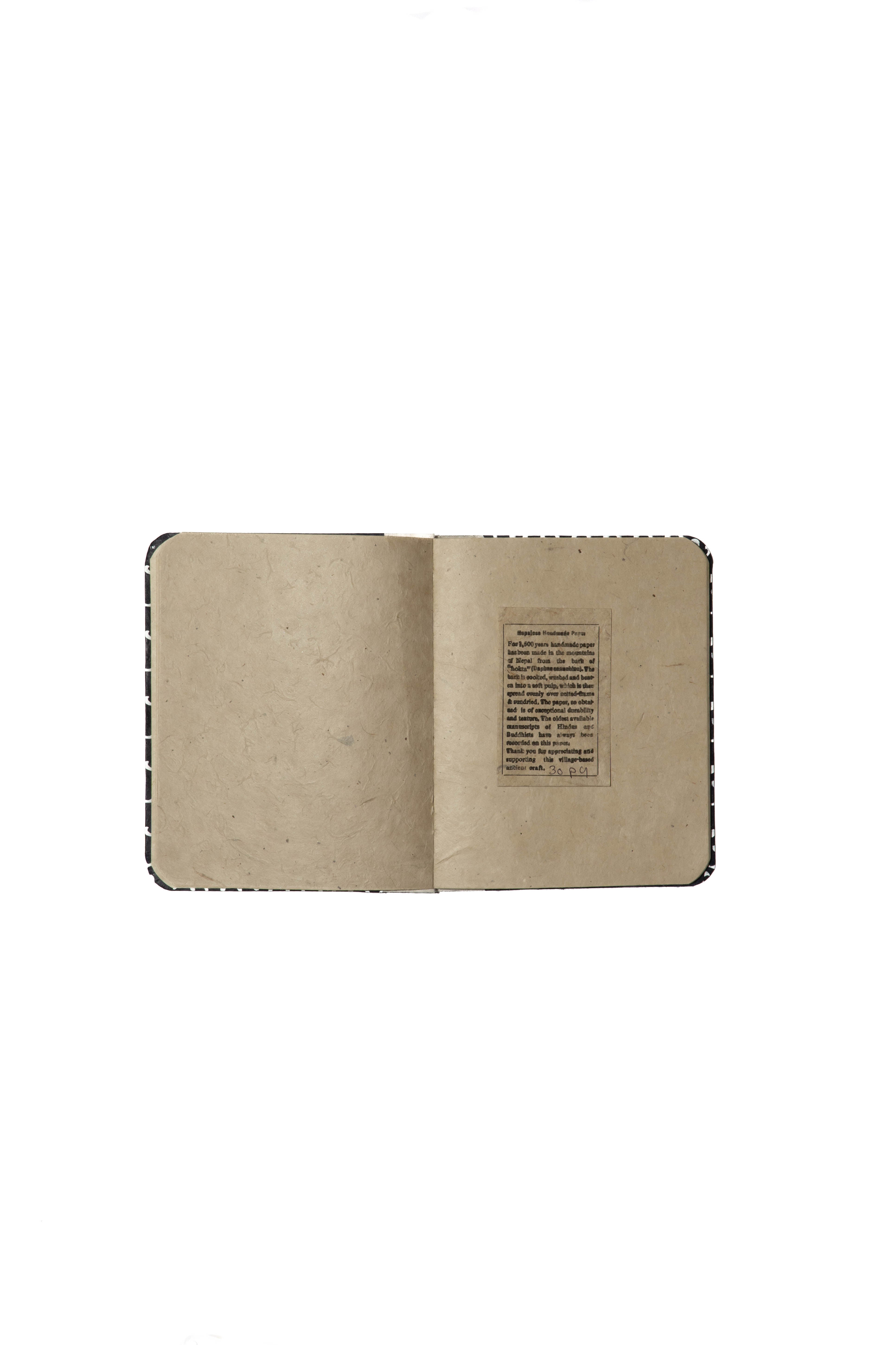 TST Lokta Journal - Doodle Tear Drops