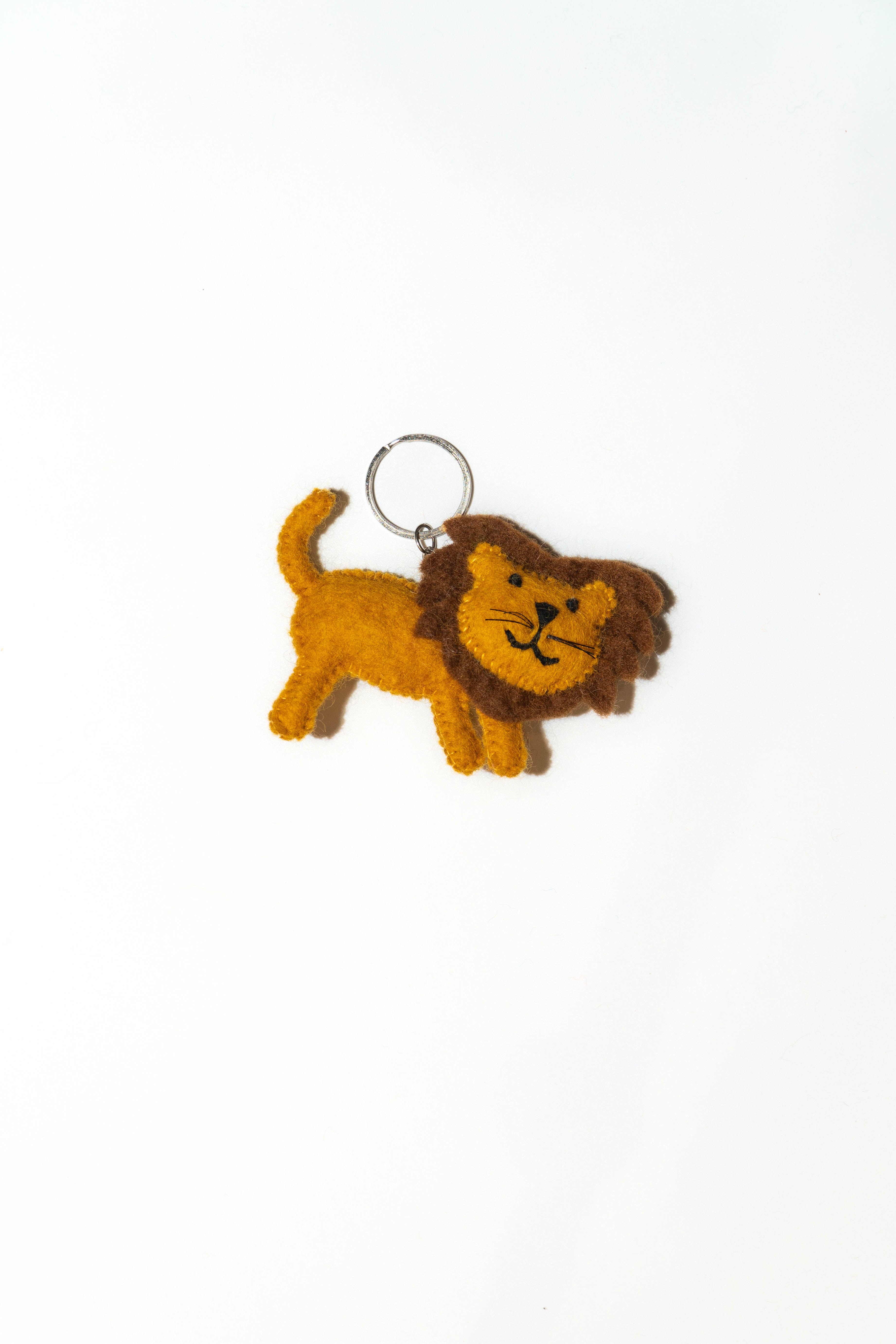Felt Lion Keychain