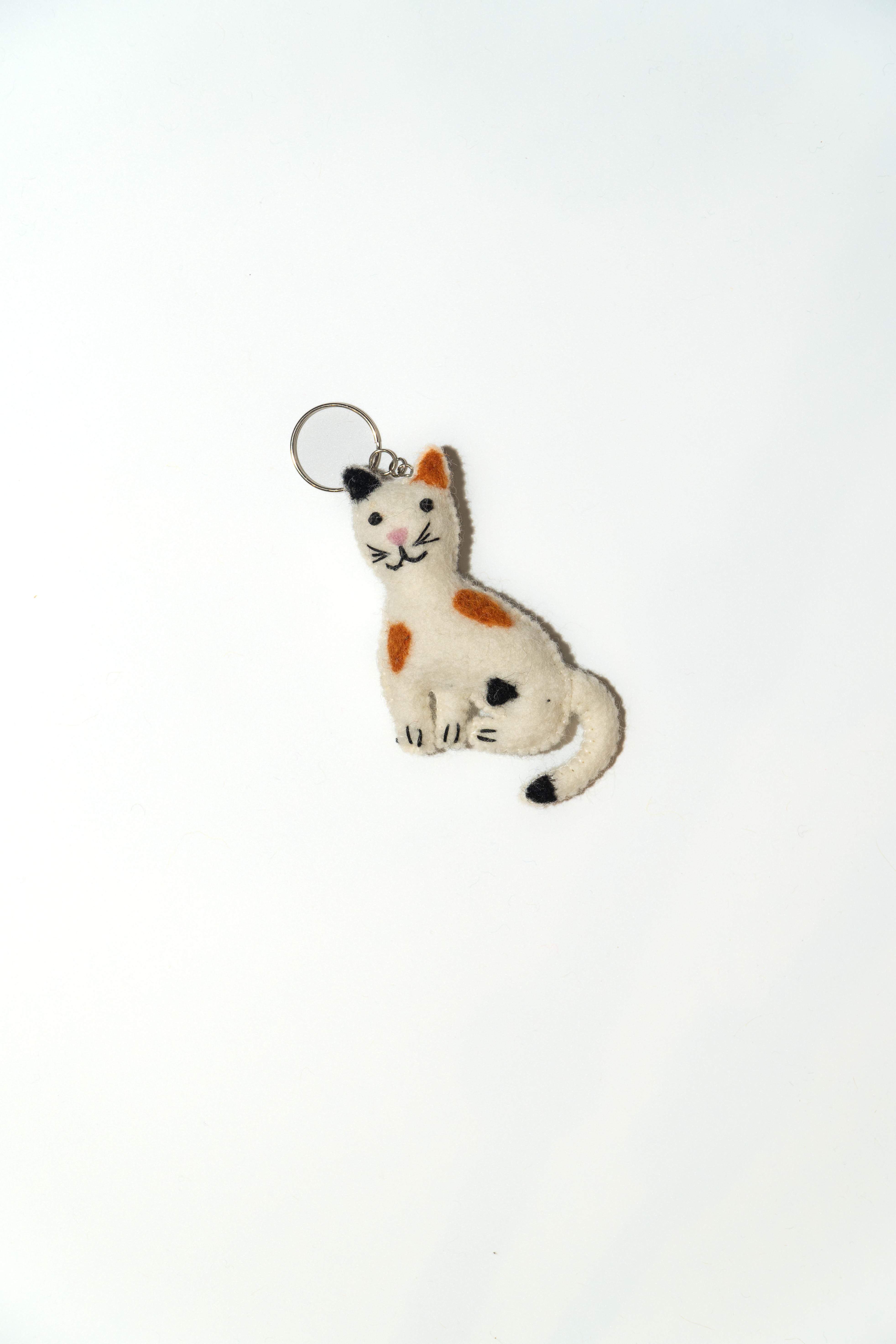 Felt Cat Keychain