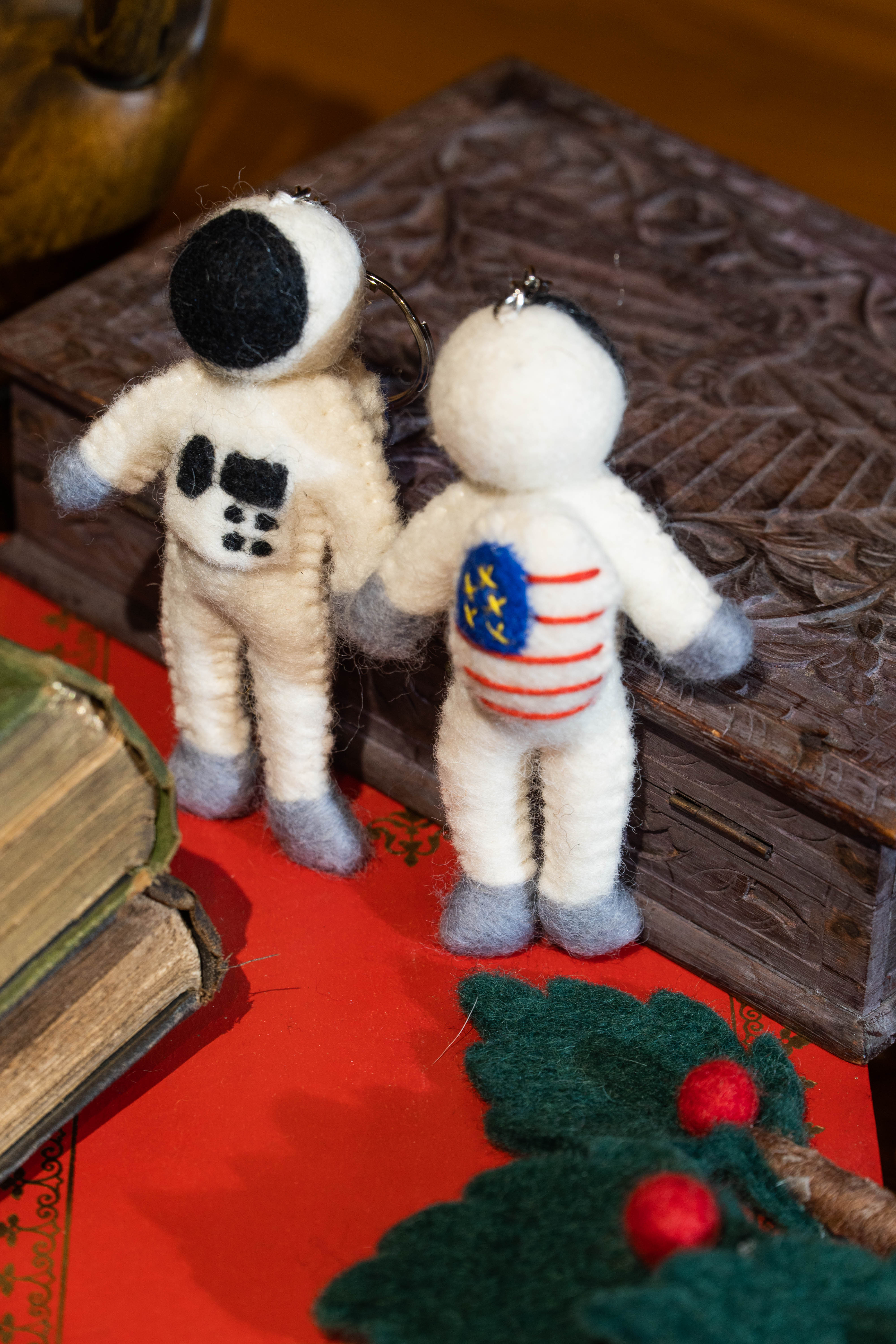Felt Astronaut Keychain