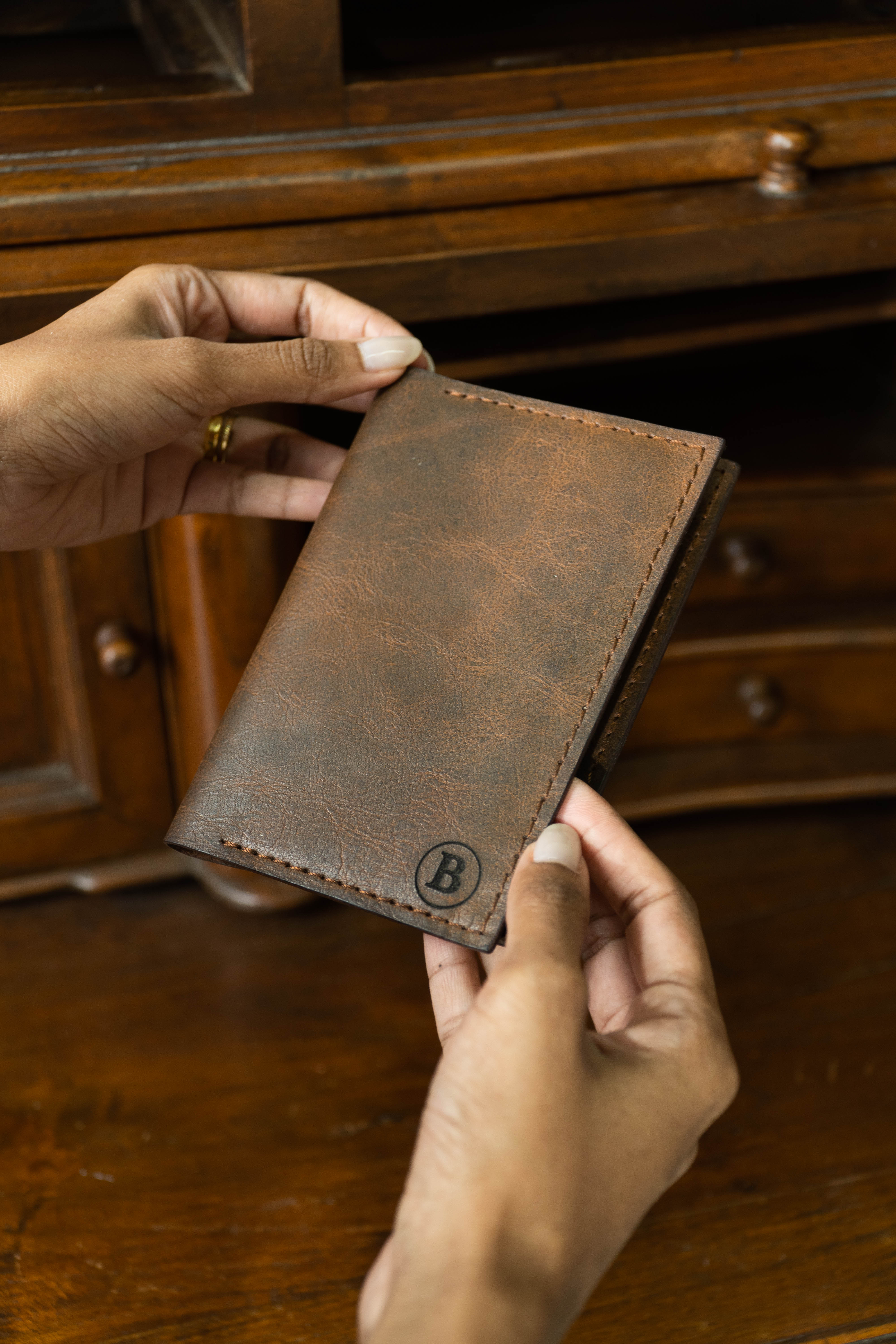 Leather Passport Holder
