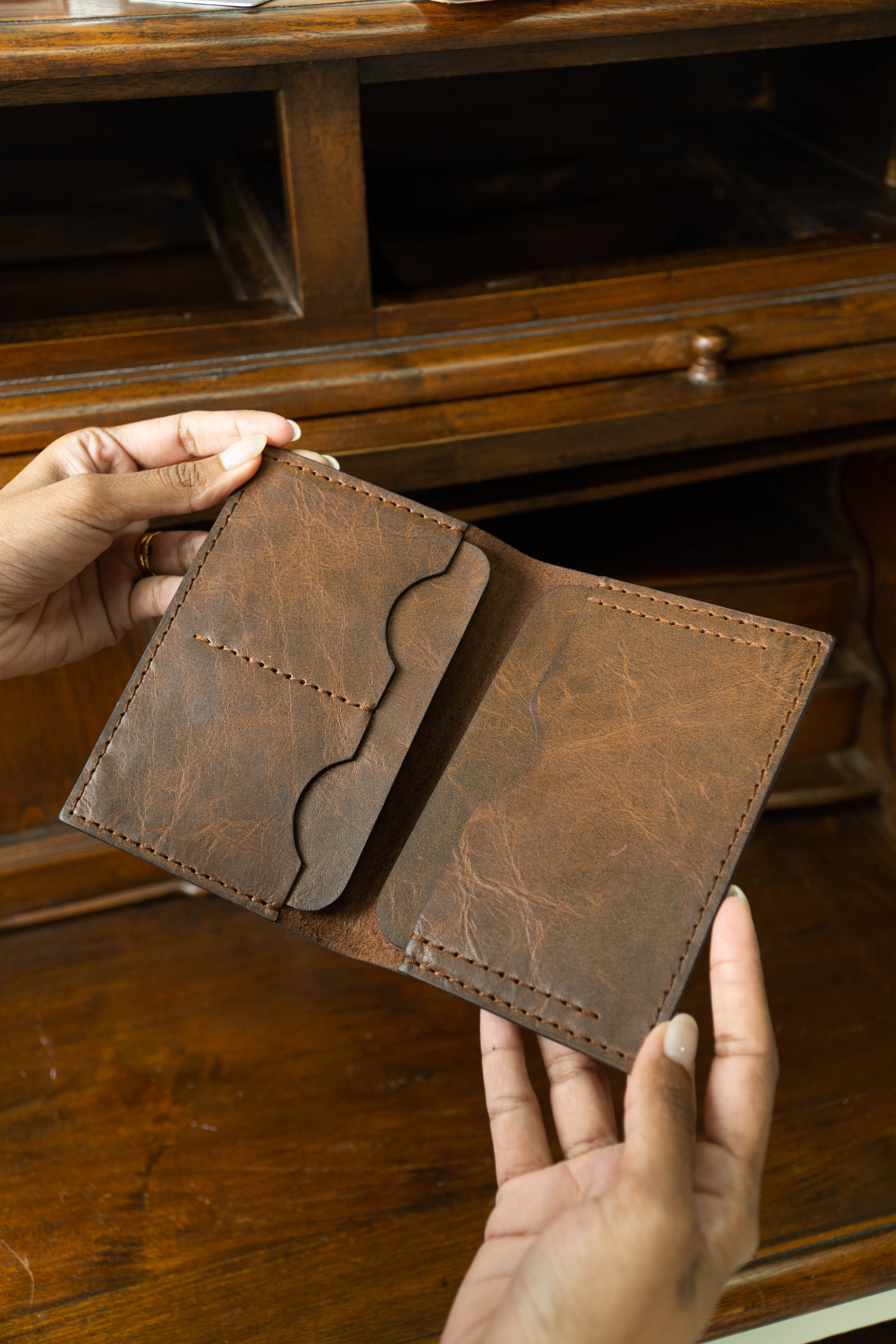Leather Passport Holder