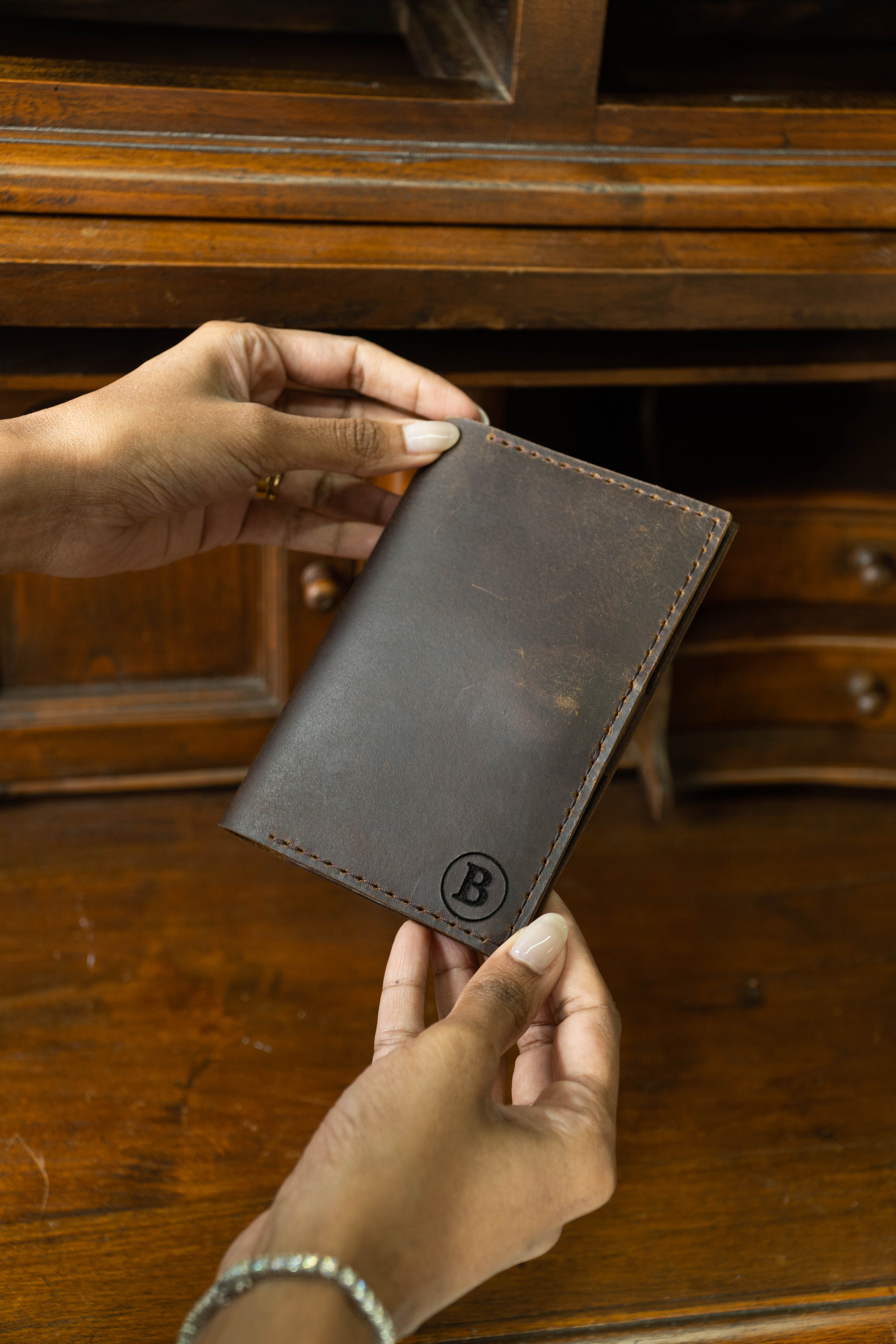 Leather Passport Holder