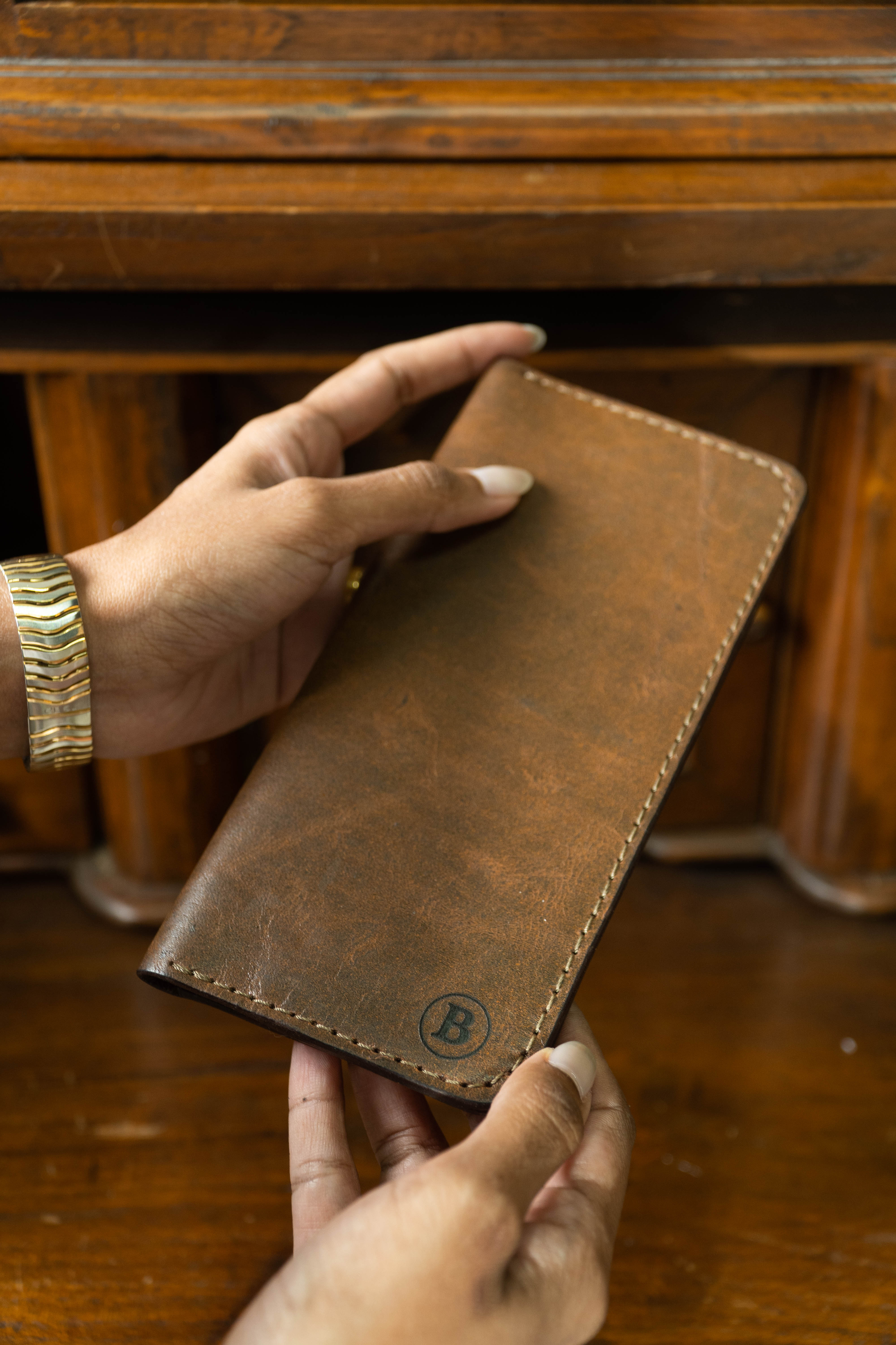 Leather Longfold Wallet