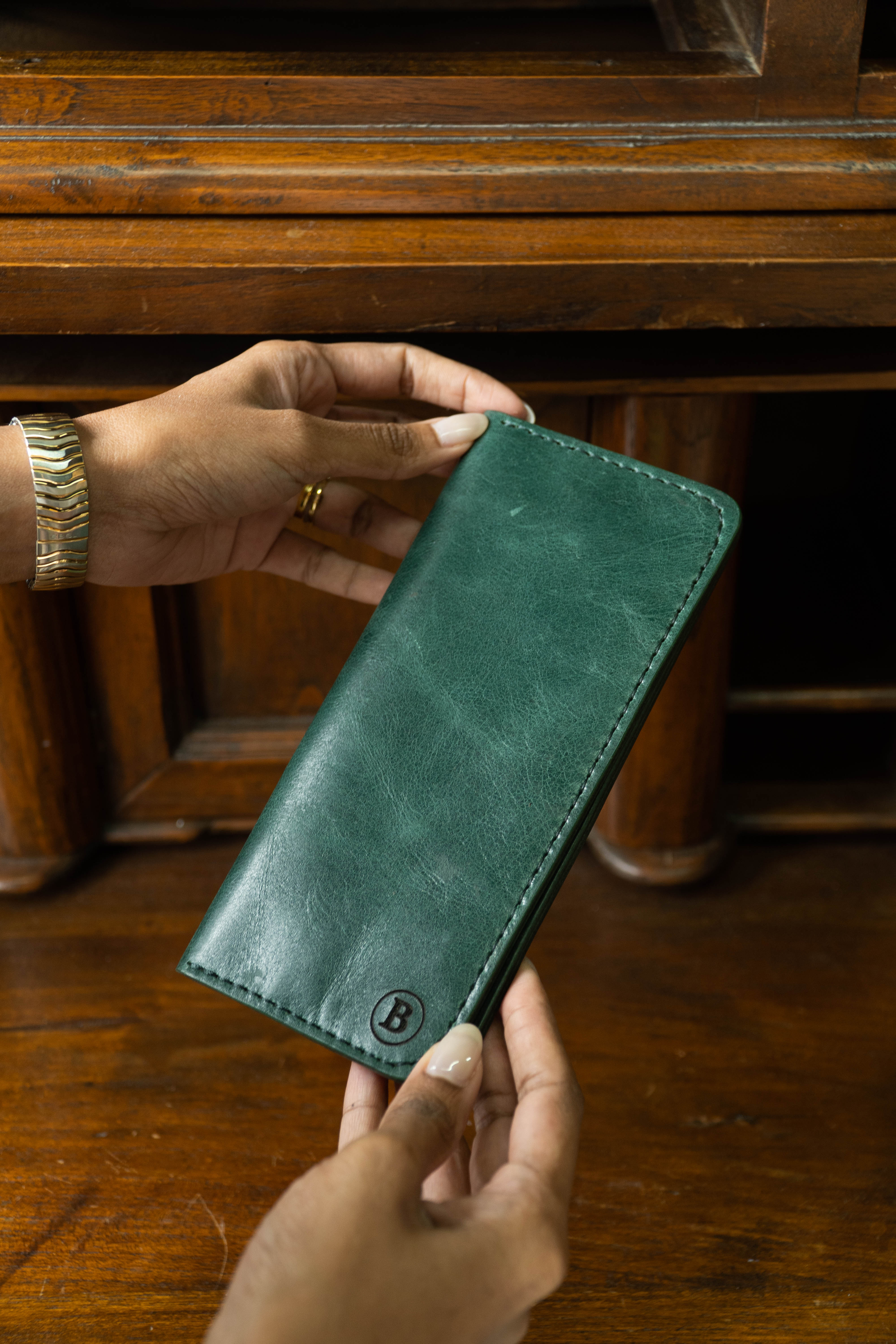 Leather Longfold Wallet
