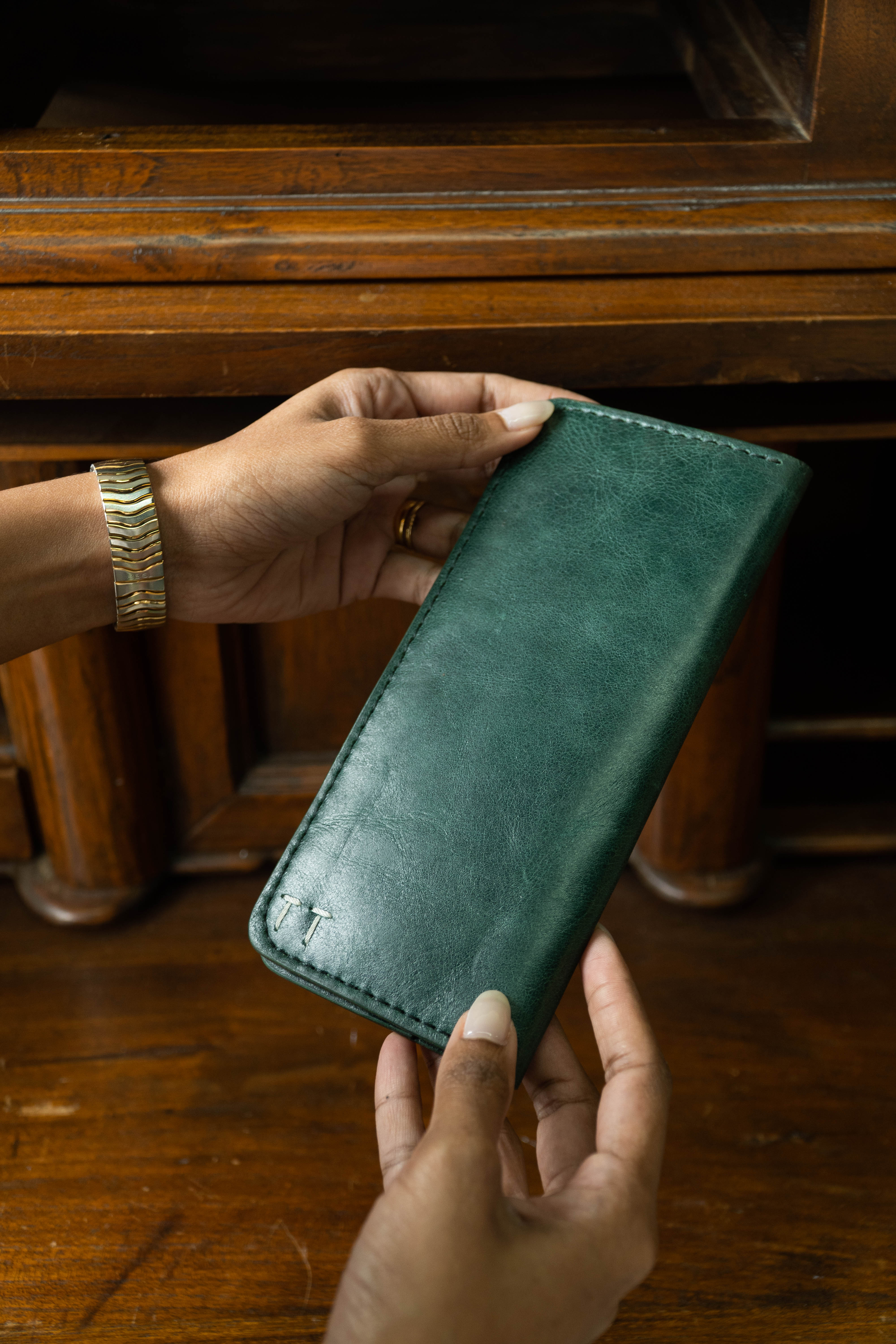 Leather Longfold Wallet