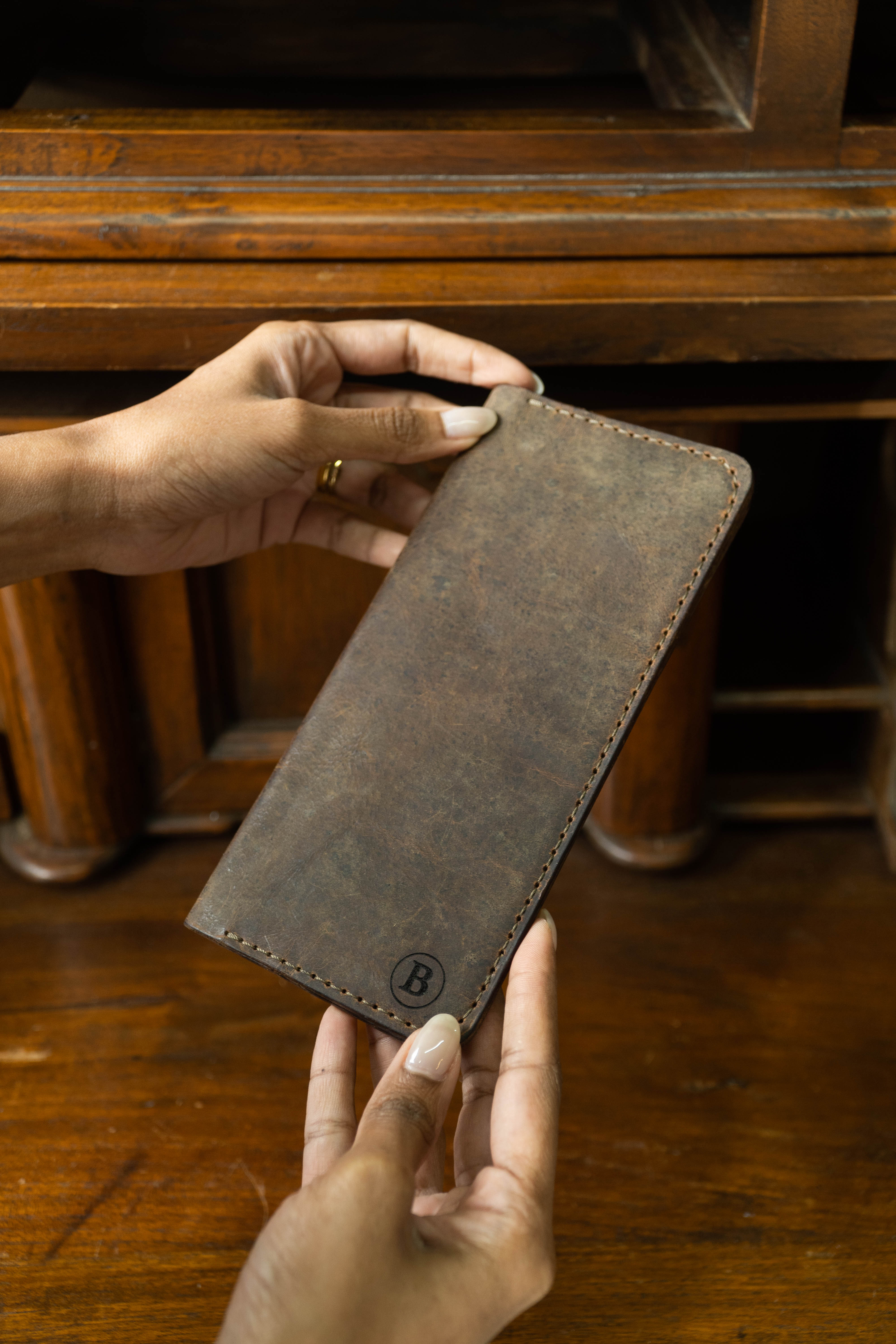 Leather Longfold Wallet