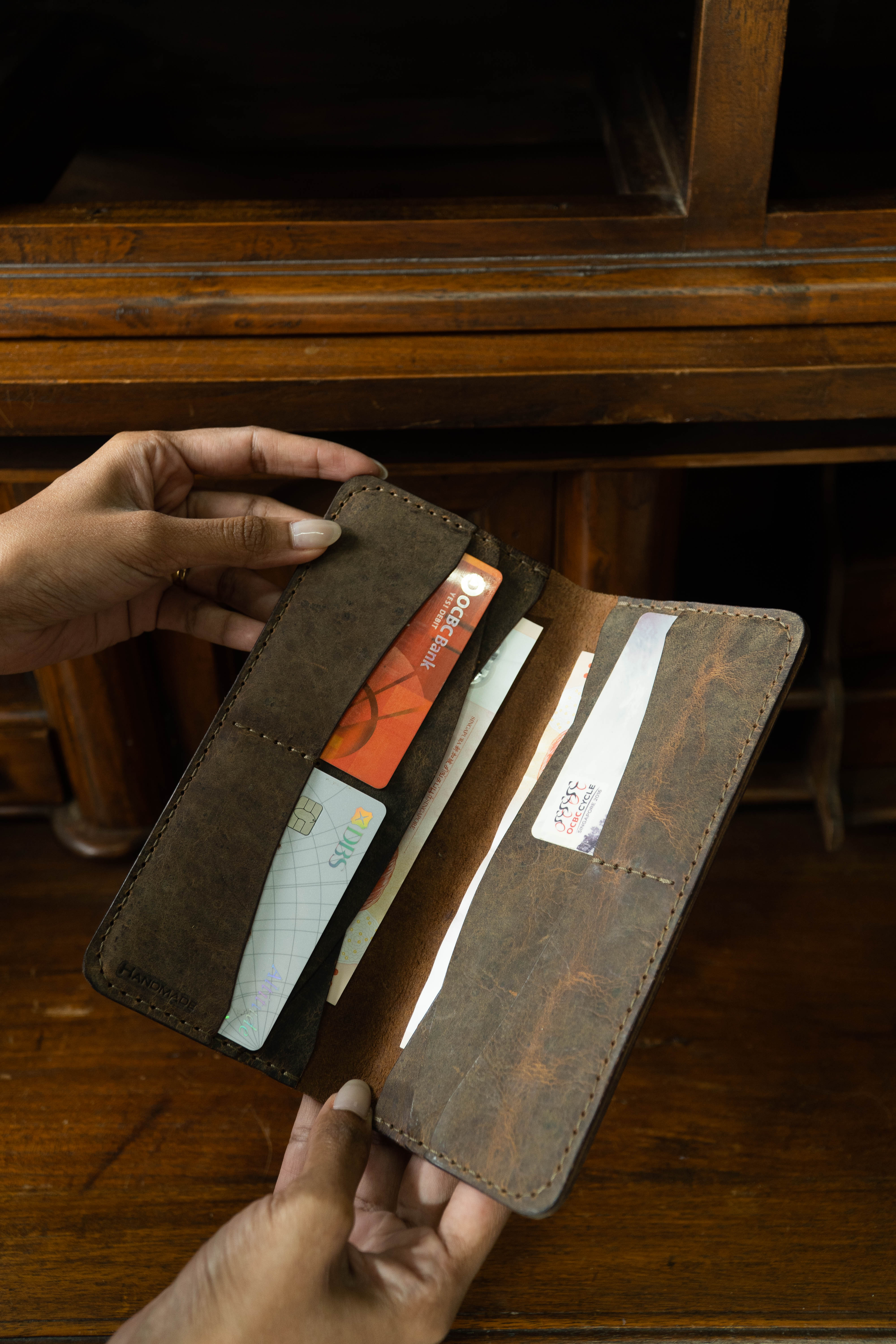 Leather Longfold Wallet