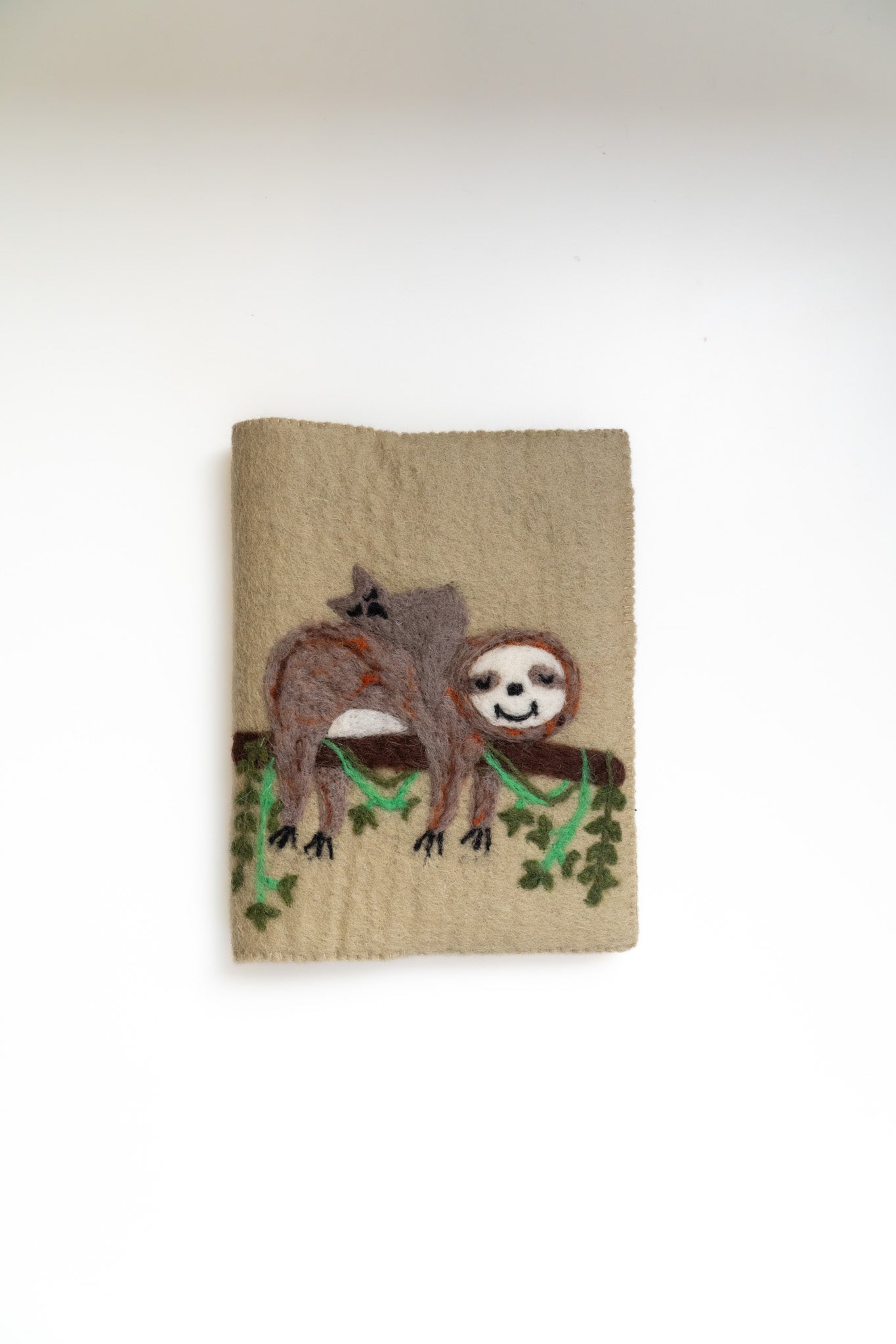 Lazy Sloth - Wool Journal
