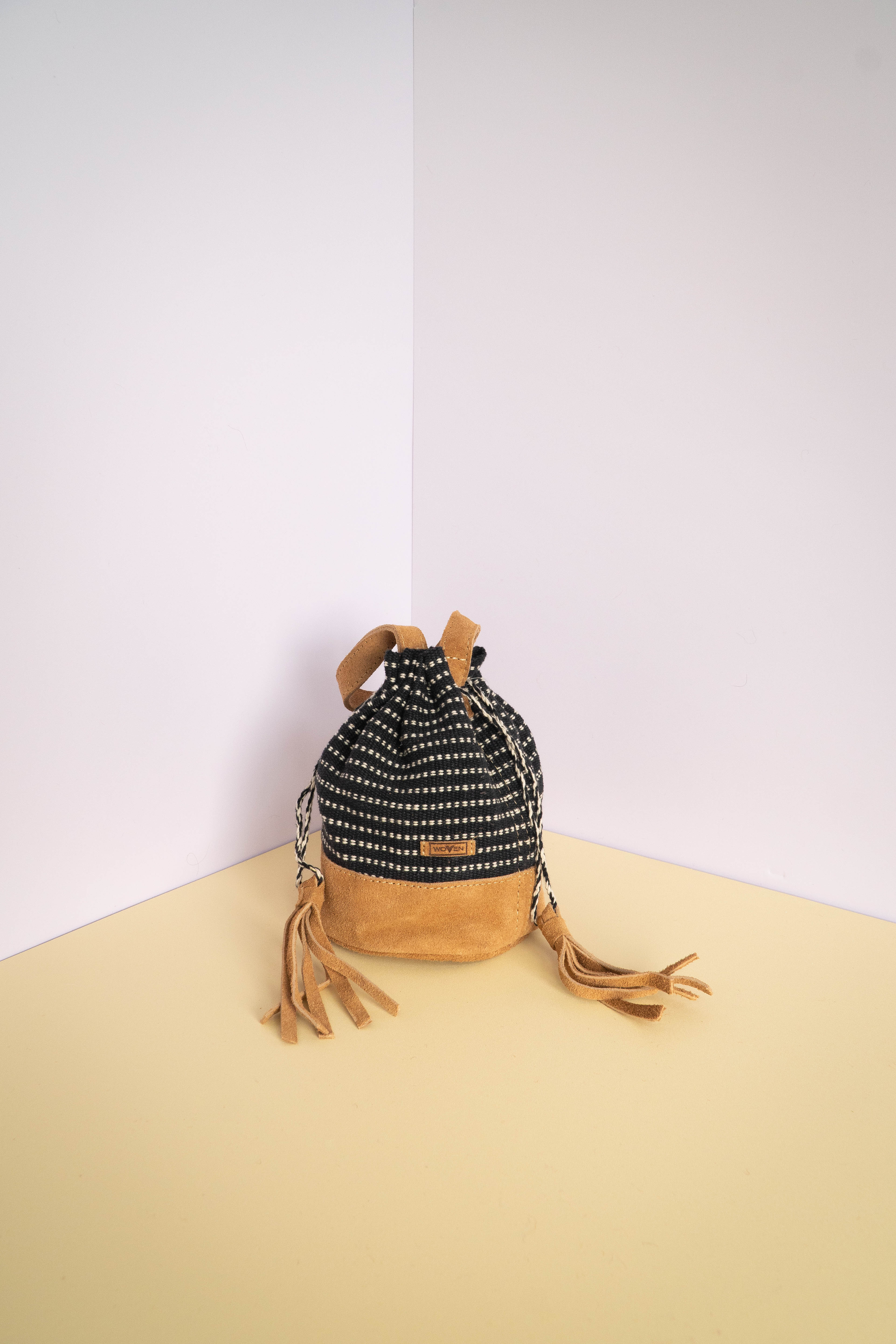 Woven Drawstring Pouch