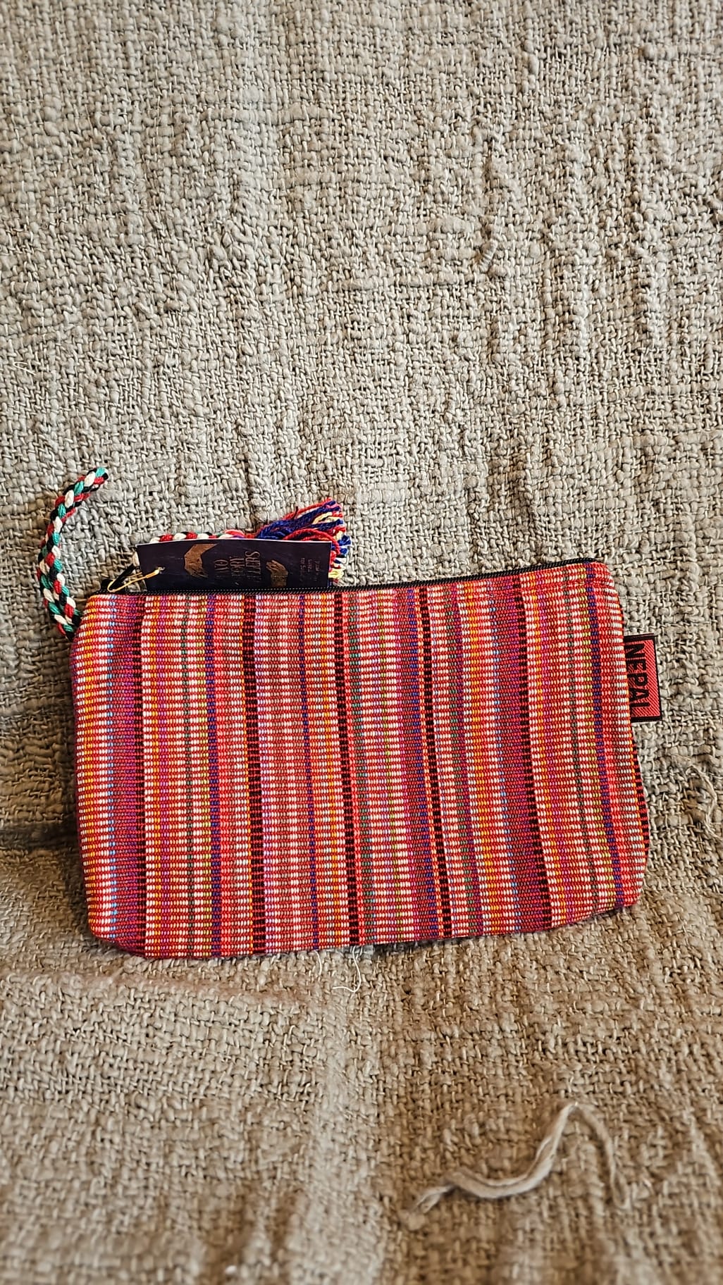 Handwoven Regular Zip Pouch
